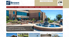 Desktop Screenshot of browncivilengineering.com